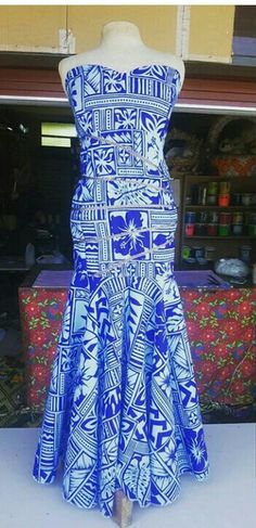 Samoan design Samoan Puletasi Design Style, Samoan Dress Design, Polynesian Dresses, Samoan Puletasi, Samoan Clothing, Samoan Culture, Hula Dress