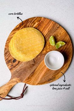 the ingredients to make mexican quesadilla on a cutting board