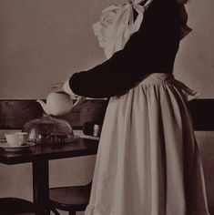 Victorian Maid, Blithe Spirit, Royalty Aesthetic, Aesthetic Blue, The Infernal Devices, The Maids, Princess Aesthetic, Maid Dress, Character Aesthetic