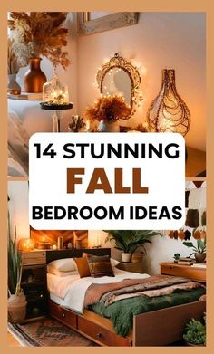 Autumn Bedroom Aesthetic, Bedroom Autumn, Winter Bedroom