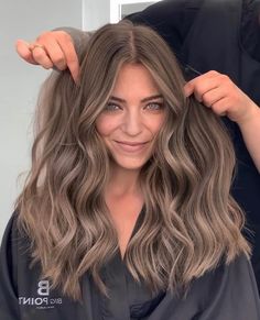 Mushroom Light Brown Hair, Natural Blended Highlights, Dark Toned Blonde Hair, Ash Brown Shadow Balayage, Light Cool Tone Brown Hair, Light Brown Hair Solid Color, Light Brown Hair Pale Skin, Light Ashy Brown Hair, Soft Brunette Hair