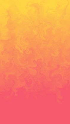 an orange, yellow and pink background with swirls in the middle on top of each other