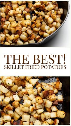 the best skillet fried potatoes