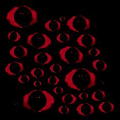 some red circles on a black background