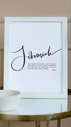 Christian Bible Verse Art featuring Jeremiah 29:11 as a wall art, perfect for modern home decor or as a gift! It is an Etsy instant digital download file and can be used over and over, printable up to A2 size! Christian Art Print, Jeremiah 29, I Know The Plans, Minimalist Home Decor, Christian Art