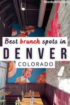 the interior of denver's best brunch spots in denver, colo