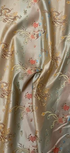 the fabric is very soft and has flowers on it