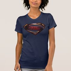 Justice League | Metallic Superman Symbol T-Shirt