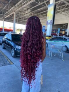 French Curls, Black Kids Braids Hairstyles, French Curl, Beautiful Black Hair, Big Box Braids Hairstyles, Red French, Cute Braided Hairstyles, Braids Hairstyles Pictures