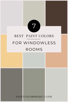 the 7 best paint colors for windowless rooms