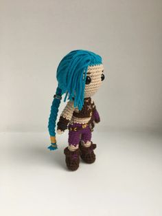 Jinx Arcane crochet pattern, League of Legends amigurumi, PDF tutorial $6.00 | Buy online with delivery Arcane Crochet, Clown Crochet, Clown Crochet Pattern, Jinx Arcane, It Company, The Social Network, Imagine Dragons, Half Double Crochet, Sewing Thread