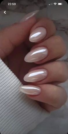 Nails Bridesmaid, Classy Acrylic Nails, Pearl Nails, Nails Wedding, Bride Nails, Neutral Nails