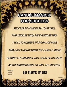 Fame Spell Witchcraft, Fame Spell, Magic Spell Words, Career Spell, Good Luck Prayer, Success Spell, Money Candle Spell, Spells That Actually Work, Witchcraft Spells For Beginners