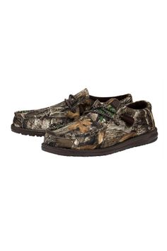 Do you love to go hunting? You’ll love these HEYDUDE Men’s Wally Real Tree Edge Shoes in Brown Tan. These men’s shoes are comfortable and fun with the help from the all over camo pattern, and memory foam insoles. Pair with any outfit, get them today! Features: HEYDUDE Shoes Style: 41274-21S Color: Brown Casual shoes for men All over camo pattern Linen canvas uppers Double lace closure Flex & Fold sole system Removable memory foam insole If you usually wear half sizes, HEYDUDE suggests choosing the next size down for best fit in this style Wondering about the size conversion between women's, men's & youth shoes? Check out this HEYDUDE Shoes Size Conversion Chart. Need to clean your HEYDUDE Shoes? Check out our blog How to Clean HEYDUDE Shoes! Hey Dudes Cow Hide, Mens Hey Dudes, Men Hey Dudes, Hey Dude Shoes Women Browns Cedar Falls, Florida Fits, Brown Casual Shoes, Heydude Shoes, Men’s Hey Dudes, Camo Shoes