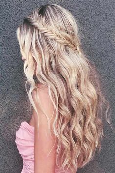 Dirndl Hairstyles, Hoco Hairstyles, Glamorous Hair, Dance Hairstyles, Prom Hairstyles For Long Hair, Braided Hairstyles For Wedding, Hoco Hair, Easy Hairstyles For Long Hair, Formal Hairstyles