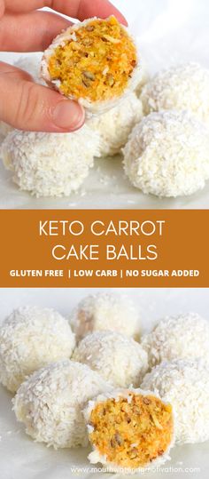 These Keto Carrot Cake Balls are delicious! Don't feel like baking? These are a quick no bake keto snack you can whip up. These have all the flavour of carrot cake packed into one bite-sized portion. #ketocarrotcake #lowcarbcarrotcake #ketofatbombs #ketocarrotfatbombs Keto Halloween, Keto Carrot Cake, Easy Foods, Cake Filling, Sugar Recipes, Keto Holiday, Keto Lasagna