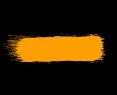 an orange and black background with some paint strokes on the bottom right corner, as well as one yellow rectangle in the center