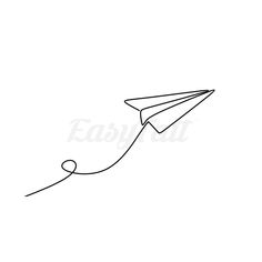 Paper Plane - Temporary Tattoo Paper Air Plane Tattoo, Paperplanes Tattoo, Plane Tattoo Design, Paper Airplane Tattoo, Paper Airplane Tattoos, Paper Plane Tattoo, Tattoo Care Instructions, Plane Tattoo, Paper Aeroplane