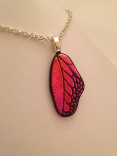 Just in time for Mother's Day. Etched Dichroic Butterfly Pendant: Pink/ orange by jamiewhite88 on Etsy Just In Time, Orange Yellow, Pink Orange, Shades Of Green