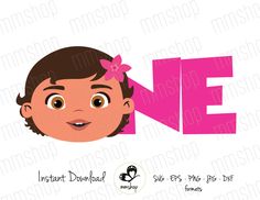 One - Baby Moana - Instant Download - SVG FILES de MmShopStudio en FlavoursStore Baby Moana, Marshall Paw Patrol, Scrapbook Materials, Mickey Ears, First Baby, Moana, One Design, Paw Patrol, Printed Materials