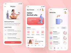 Education app ui Education App Ui Design, Learning App Ui Design, Education App Design, Gamification Ui, Gamification Education, Quote App, Homework App, App Design Trends