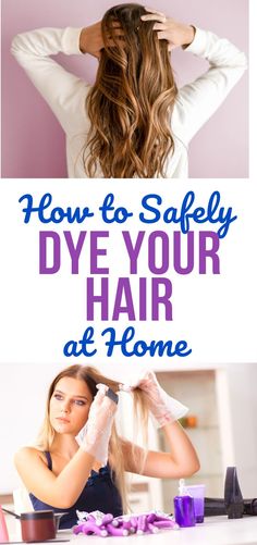 These tips for how to safely dye your hair at home will help let you get beautiful color without a salon, while keeping your hair safe and healthy. #hairdye #haircolor #DIYHair #howtocolorhair #hair #hairtips #beautytips #DIYBeauty How To Make Hair Dye At Home, Ways To Dye Your Hair, Dye Hair At Home, Home Hair Dye Tips, Dye Your Hair At Home, Dandruff Solutions, Diy Hair Dye, Hair Dye Tips