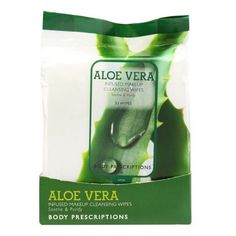 Aloe Vera Infused Makeup Cleansing Wipes, 33 Count by Body Prescriptions.   Click on Image for more information. Face Wipes