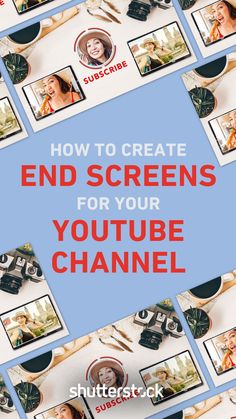 Design Unique and Stylish End Screens for Your YouTube ChannelTry out these simple design tips to create stylish and clickable end screens that turn casual viewers into loyal subscribers. Screen Icon, Crowdfunding Campaign, Screen Design, Can Design, Business Website, You Youtube, Video Content