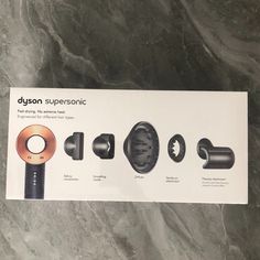 Unopened, Brand New The Dyson Supersonic Hair Dryer Is Ultra-Fast Drying And Has Intelligent Heat Control To Protect Against Extreme Heat Damage. Dyson Super Sonic Hair Dryer, Supersonic Hair Dryer, Dyson Hair, Dyson Supersonic, Different Hair Types, Hair Brands, Heat Damage, Extreme Heat, Hair Dryer