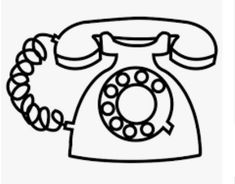 an old fashioned phone with a cord attached to the front and side, on a white background