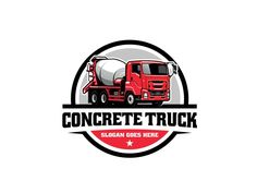 the logo for concrete truck company