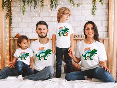 Custom Dinosaur Birthday Boy Shirt - Personalized Family Matching Dino Party Shirts Make your little one's special day even more exciting with our Custom Dinosaur Birthday Boy Shirt! This personalized Dinosaur Family Matching Birthday Party Shirt is perfect for the entire family to celebrate together. Whether it's a roaring good time for the birthday boy or a coordinated family look, these Boys Birthday Outfits are designed to make memories last. Our Boys Dino Birthday Shirt is soft, comfortable, and customizable with the birthday child's name and age. Perfect for dinosaur-themed parties, photoshoots, and unforgettable birthday fun! 🕕Production Time 1-2 business day🕕 High quality and super soft, comfortable shirt. Made with top of the line vinyl and pressed with a professional grade heat Dino Birthday Shirt, Dinosaur Family, Boys Birthday Outfits, Birthday Boy Shirt, Dinosaur Theme Party, Dino Birthday, Birthday Boy Shirts, Dino Party, Birthday Party Shirt