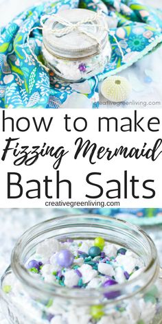 Mermaid Bath, Bath Salts Recipe, Diy Mermaid, Bath Salts Diy, Bath Fizz, Liver Diet, Bath Recipes, Bath Bomb Recipes, Mermaid Diy