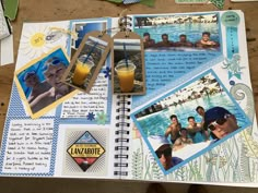 Vacation Photo Album Ideas, Memory Book Cover, Couple Book, Couple Travel Photos, Friends Journal, Scrapbook Inspo