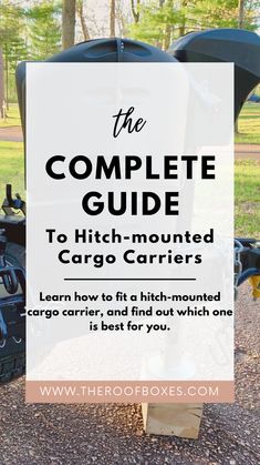 Guide To Hitch-mounted Cargo Carriers Hitch Cargo Carrier Hacks, Hitch Mounted Cargo Carrier, Vw Syncro, Hitch Cargo Carrier, Hitch Rack, Dog Box, Van Camper, Tow Hitch, Scooter Bike