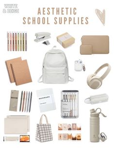 Studie Hacks, Aesthetic School Supplies, Studera Motivation, Everyday Bag Essentials