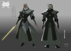 the concept art for star wars, which is based on an old character's costume