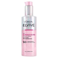 Want To Get The Shiniest Hair Of Your Life*? Discover L'Oreal Paris Elvive Glycolic Gloss Our 1St At-Home Glossing Routine Powered By [Glycolic Acid]. Loreal Elvive, 2000s Hair, Serum Hair, Porous Hair, Hair Gloss, Hygiene Care, Hair Growth Faster, Hair Essentials