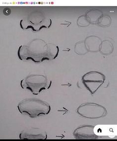 an image of how to draw different objects in the same drawing style as shown on this screen