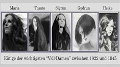 four women with long hair are shown in the same photo, and one woman has long hair