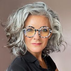 New Hair Color Ideas For 2023, Senior Curly Hairstyles, Bob Hairstyles For Gray Hair Over 50, Short Hair Inspo Shag, Copper And Gray Hair, Short Hairstyle Women 50, Curly Gray Hair Over 50 Curls, Grey Hair Hairstyles