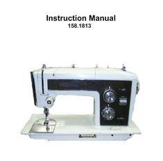 an instruction manual for a sewing machine on a white background with the words instruction manual below it