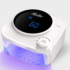 PRICES MAY VARY. 【Dual Light Source for Fast Curing】The Belle UV nail lamp with 36 dual light sources (365nm+405nm) and 54W power, which provide 360° uniform curing for every corner, ensures thorough curing and evenly curing, makes your nail art durable, this nail dryer will not hurt your eyes or tan your skin. 【4 Timer Setting & Smart Sensor】This nail UV light offers an innovative infinite knob control, a large LCD, and 4 timer options (10s, 30s, 60s, 90s), with a 90s low heat mode for optimal Gel Nail Light, Light Nail, Nail Dust Collector, Uv Nail Lamp, Light Nails, Nail Care Routine, Dry Nail Polish, Led Nail Lamp, Nail Dryer