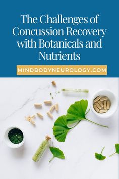 This article explores the scientific evidence behind using herbs, vitamins, minerals and natural compounds to optimize brain healing after concussion.