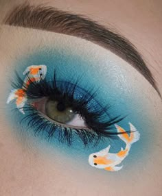 Disney Makeup Ideas Simple, Under The Sea Makeup, Спонж Beauty Blender, Crazy Eye Makeup, Vampire Bride, Drag Make-up, Creepy Halloween Makeup, Eye Makeup Styles, Cute Eye Makeup