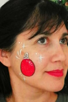 christmas face painting ideas | Pictures - JOYFUL FACES- Face Painting & Entertainment Face Painting Themes, Christmas Party Makeup, Christmas Makeup Look