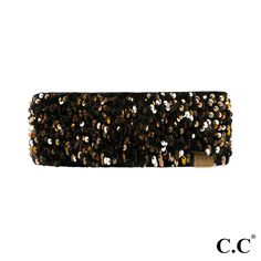 This Gold Sequin Headwrap will add a touch of glamour to any hairstyle. Made with 100% polyester and lined for comfort, it is one size fits most. Perfect for special occasions or adding a stylish touch to everyday looks. Cc Headband, Gold Headband, Gold Sequin, Head Wraps, Everyday Look, Sequin, Special Occasion, Hair Styles, Gold