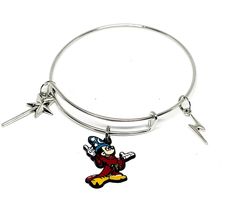 Mickey Mouse Sorcerer Apprentice bangle charm bracelet. Handcrafted. Jewelry pouch included for gift giving. Sorcerer Apprentice, Mickey Mouse Sorcerer, Bangle Bracelets With Charms, Jewelry Pouch, Charm Bracelets, Handcrafted Jewelry, Beauty Book, Accessory Gift, Jewelry Bracelets