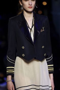 Love Lifestyle, New York Fall, Nautical Fashion, Cropped Blazer, Cropped Jacket, Fall 2016, Jacket Women, New York Fashion Week, No More