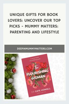 a book with the title, unique gifts for book lovers uncover our top picks - mommy matters